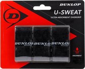 Dunlop U Sweat ultra absorbent overgrip zwart 3 pak