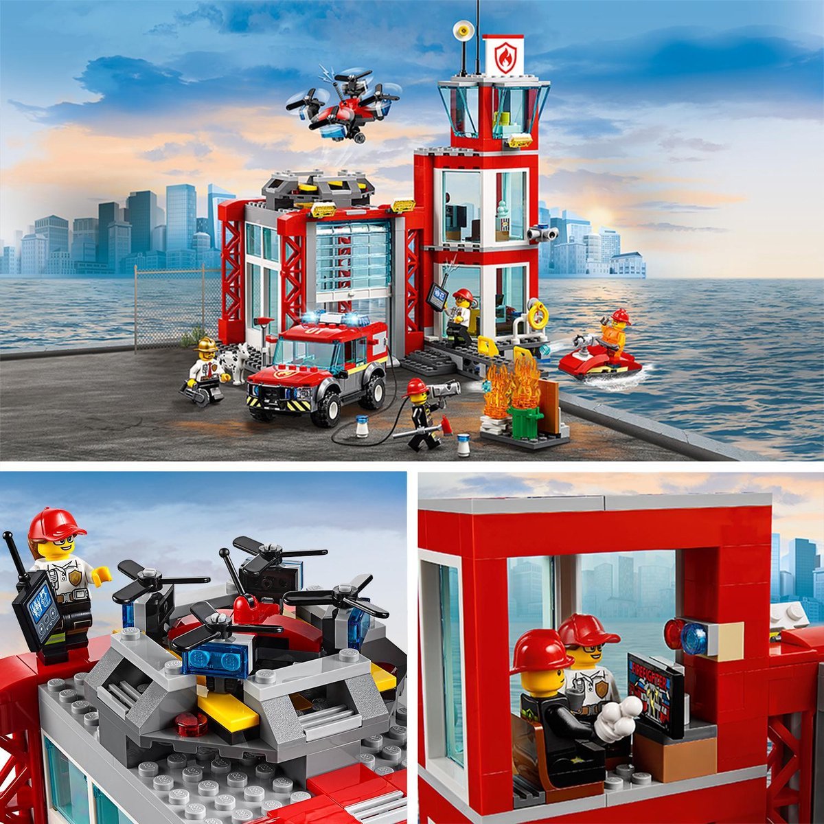 LEGO City Brandweerkazerne - 60215 | bol.com