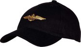 Fostex Baseball cap Navy pilot zwart