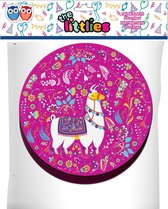 The Littlies Bordjes Lama Junior 23 Cm Papier 6 Stuks