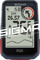 Sigma ROX 4.0 GPS Fietscomputer - Zwart - Incl. standaard stuurhouder + USB-C oplaadkabel