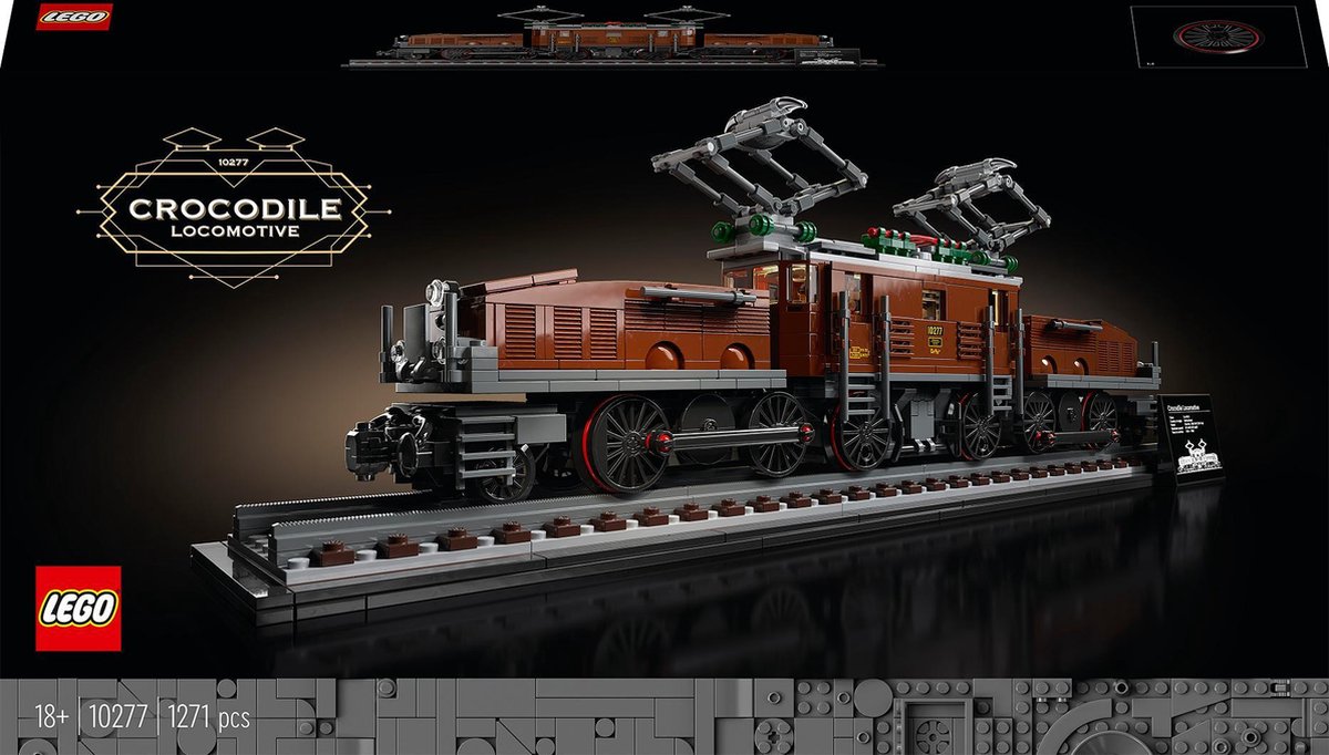 LEGO Creator Expert - Krokodil Locomotief - 10277 | bol.com
