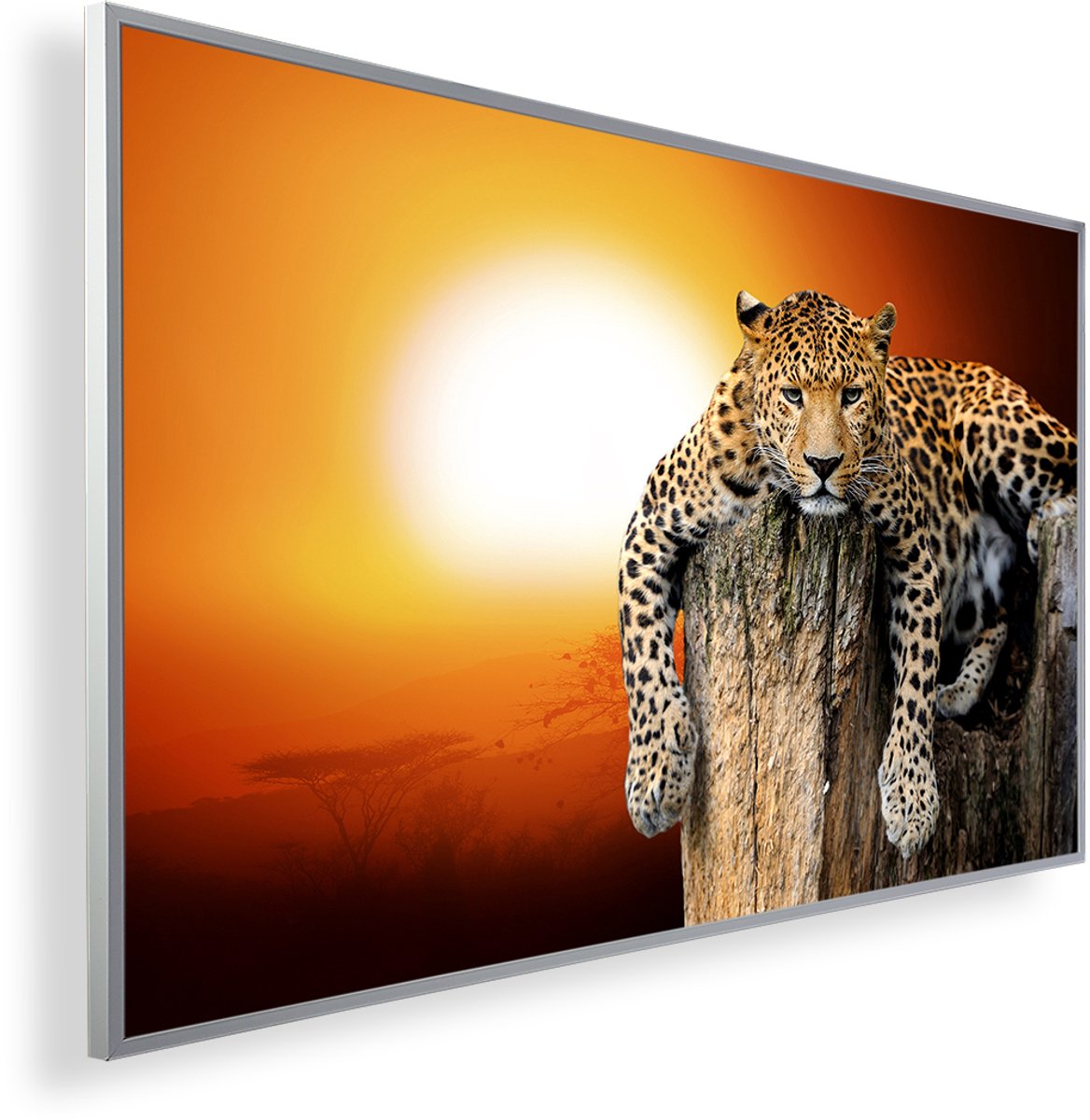 Infrarood Verwarmingspaneel 300W met fotomotief en Smart Thermostaat (5 jaar Garantie) - Leopard Leopard 62