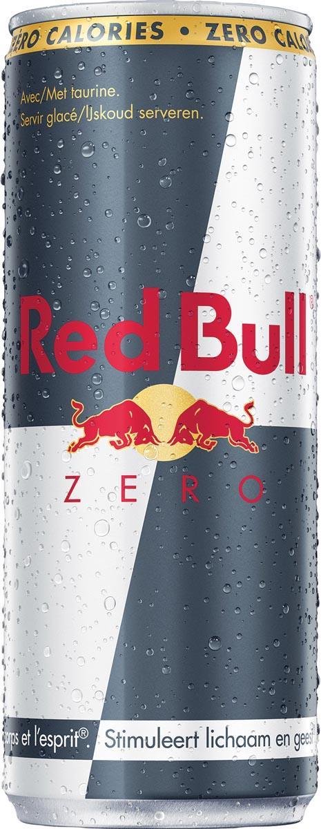 Boisson énergisante Red Bull , zéro, canette de 25 cl, pack de 4 | bol.com