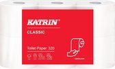 KATRIN CLASSIC Systeem Toiletpapier, 2-laags, 200 vel, 25 m, Wit (pak 6 rollen)