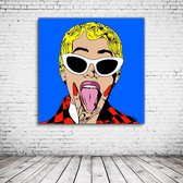 Pop Art Cardi B Poster - 90 x 90 cm Fotopapier Mat 180 gr - Popart Wanddecoratie