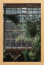 JUNIQE - Poster met houten lijst The Tropical Glasshouse -30x45 /Groen