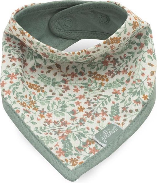 Jollein - Slab Bandana (Bloom) - Katoen - Slabbetjes Baby - 2 Stuks - 24,50 cm van Jollein — afbeelding 3