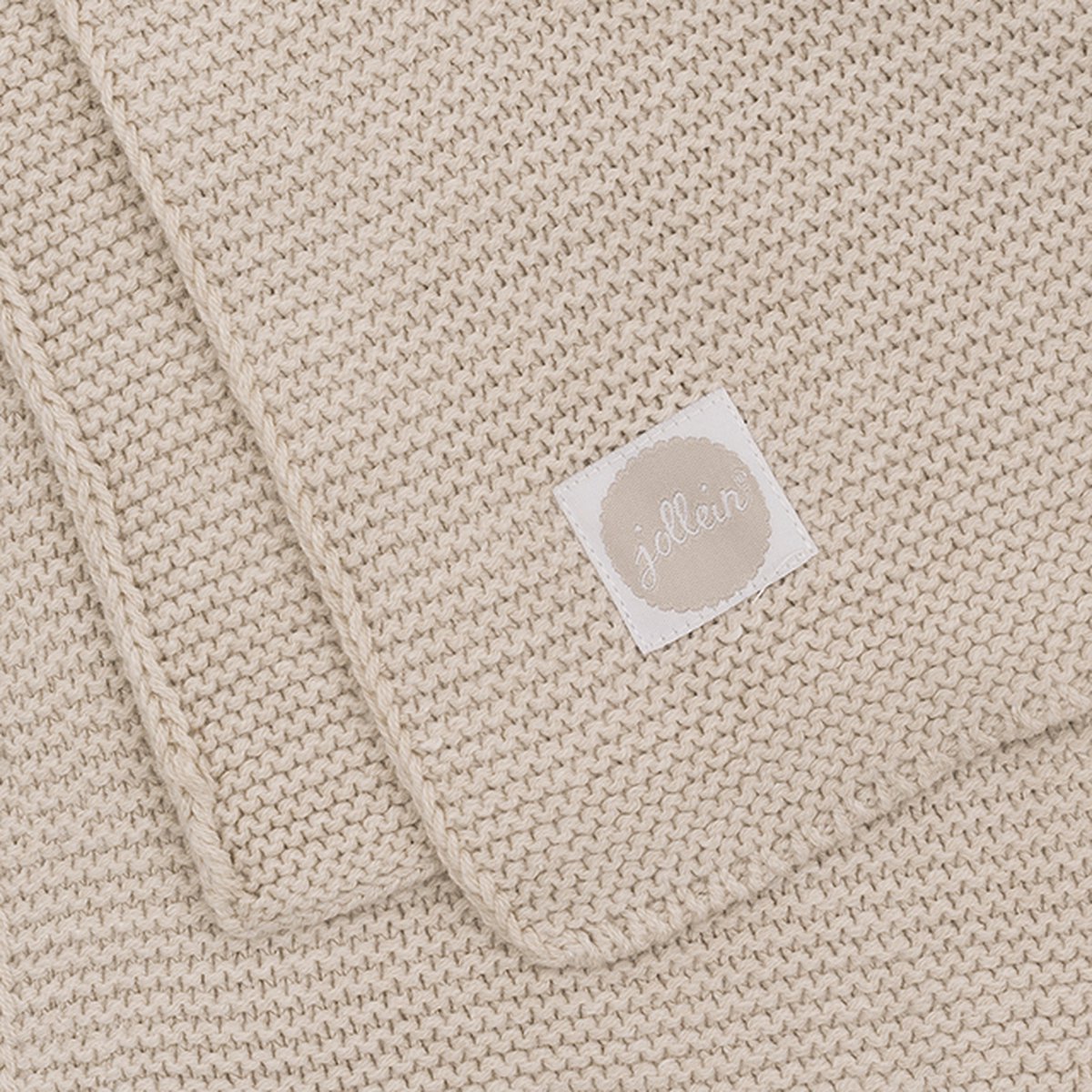Jollein Deken Ledikant 100x150cm Basic Knit Nougat – foto 7