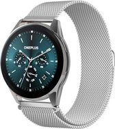 Shop4 - Bandje voor OnePlus Watch - Metaal Zilver