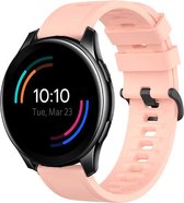Shop4 - Bandje voor OnePlus Watch - Siliconen Roze