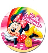 Disney Strandlaken Minnie Mouse 120 Cm Polyester Roze