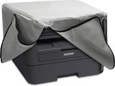 kwmobile hoes geschikt voor Brother DCP-L2530DW / L2550DN / MFC-L2710DN / L2750DW - Beschermhoes voor printer - Stofhoes in lichtgrijs