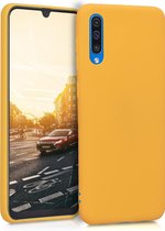 kwmobile telefoonhoesje voor Samsung Galaxy A50 - Hoesje voor smartphone - Back cover in honinggeel