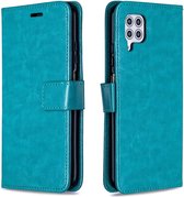 Portemonnee Book Case Hoesje Geschikt voor: Huawei P40 Lite 2020 -  turquoise