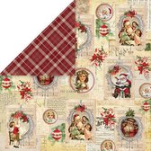 CP-NP03 NORTH POLE Scrapbooking single paper 12x12(200gsm)