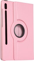Case2go - Tablet hoes geschikt voor Samsung Galaxy Tab S7 (2020) - Draaibare Book Case Cover - 11 Inch - Roze