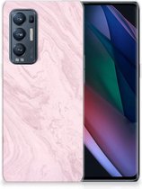 Smartphone hoesje OPPO Find X3 Neo Leuk Hoesje Marble Pink