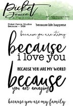 Because Clear Stamps (S-156)
