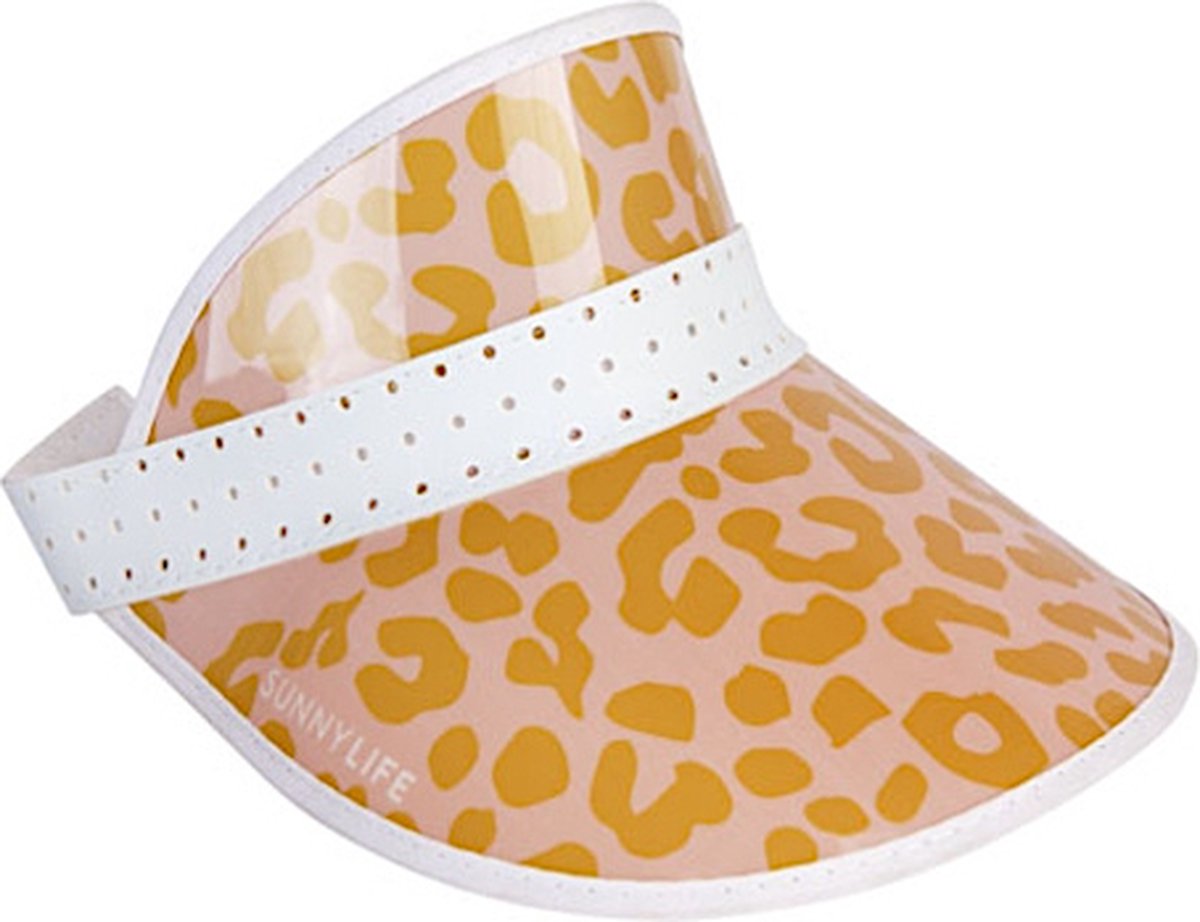 Sunnylife Zonneklep Retro Visor 21 X 23 X 10 Cm Roze/okergeel