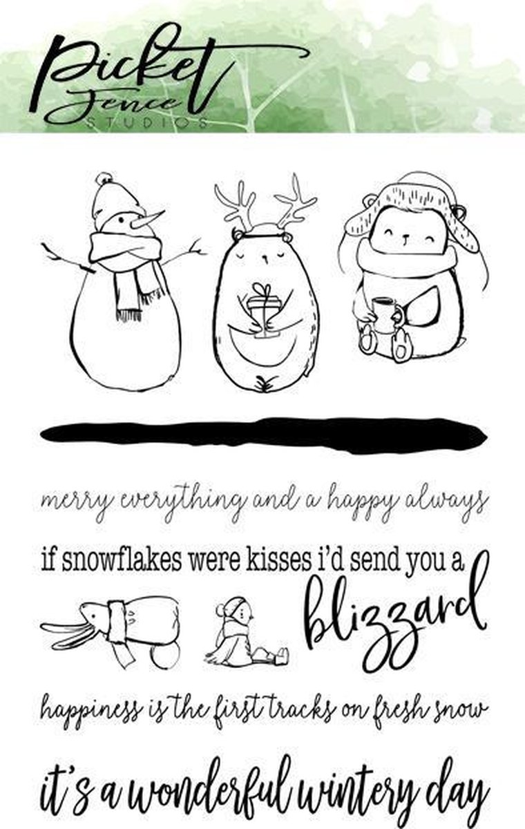 Have A Wonderful Wintery Day Clear Stamps (S-127)