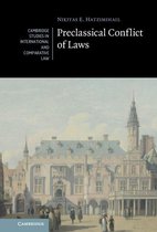 Cambridge Studies in International and Comparative Law - Preclassical Conflict of Laws