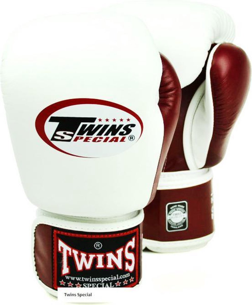 Twins BGVL 3 - White and Wine Red - Wit - 12 oz.