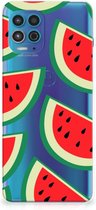 Telefoon Hoesje Motorola Moto G100 Hoesje Bumper Doorzichtig Watermelons