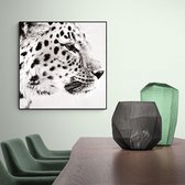 Poster Jungle Leopard - Dibond - Meerdere Afmetingen & Prijzen | Wanddecoratie - Interieur - Art - Wonen - Schilderij - Kunst