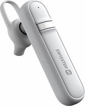 Swissten Draadloze Headset - Bluetooth 5.0 - Noise reduction - Wit