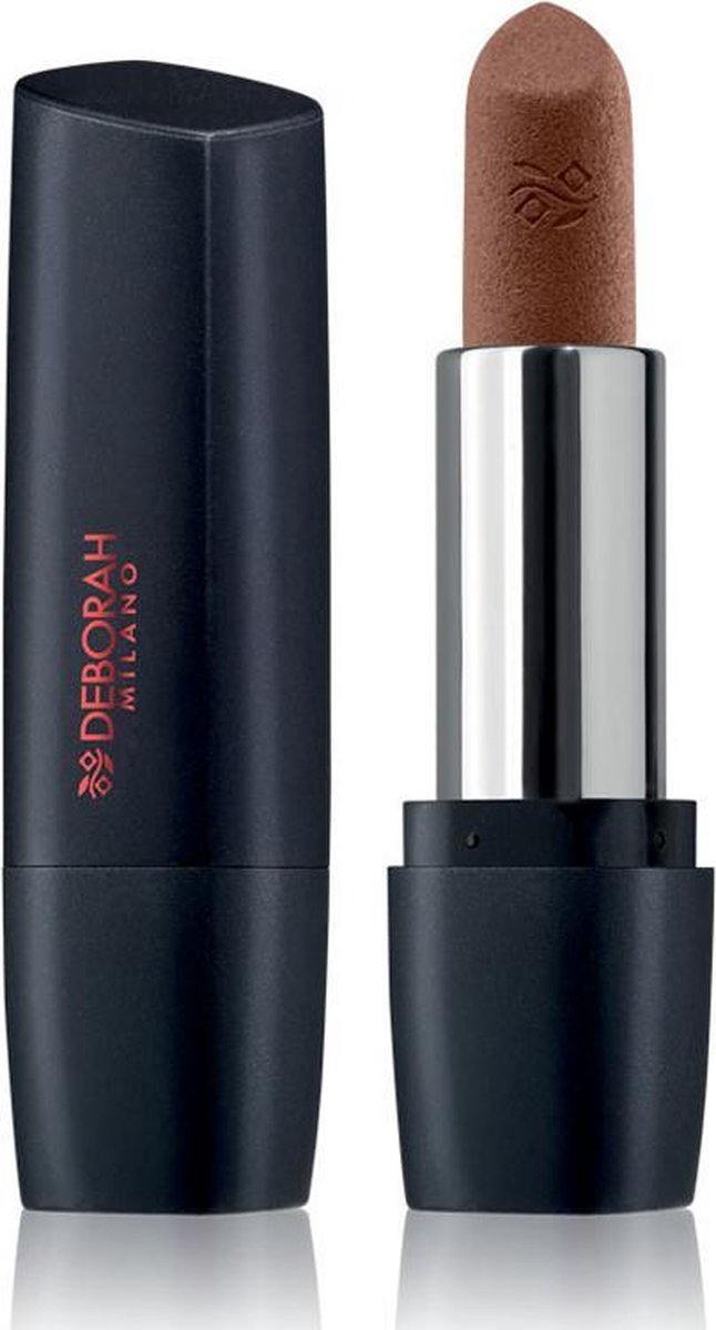 Deborah Milano Milano Red Mat Lipstick 26 Nude Skin – Matte Lippenstift - Intense, Langhoudende Kleur - Fluweelzachte Textuur - Hoge Pigmentatie - Perfecte Dekking & Elegante Finish