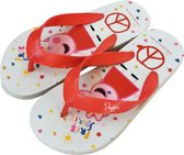 Arditex Teenslippers Peppa Pig Junior Pvc Wit/rood Maat 28