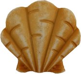 Fun in the sun knoop schelp beige, 2.3 cm x 2.4 cm, 3 stuks