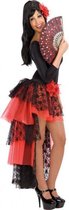 Carnival Toys Rok Spaanse Dames Polyester Rood/zwart One-size