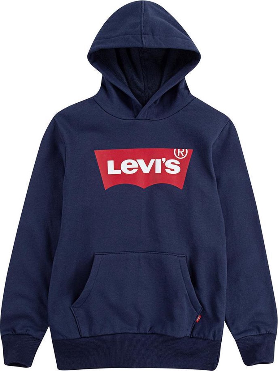 Levi´s ® Kids Batwing Screeenprint Hoodie 6 Years Jongens Jurkje Blues