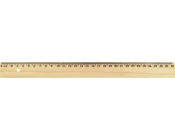 Westcott liniaal - 30cm - hout - zonder metaalinleg - AC-E10180-KA