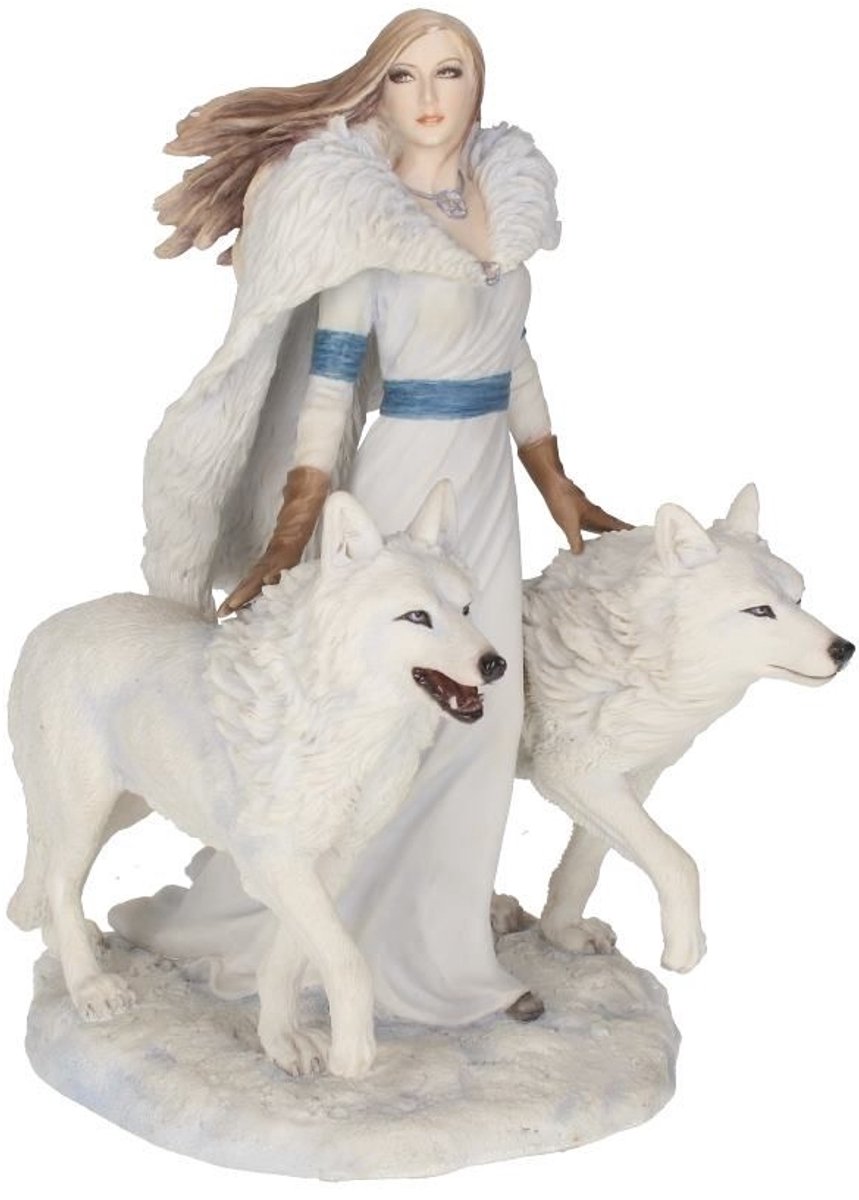 Nemesis Now - Winter Guardians 23cm Beeld/figuur - Wolven - Wit