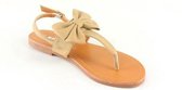 RODIER Fanny Knot Top Sandalen Beige Dames