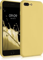 kwmobile telefoonhoesje voor Apple iPhone 7 Plus / 8 Plus - Hoesje voor smartphone - Back cover in zacht geel
