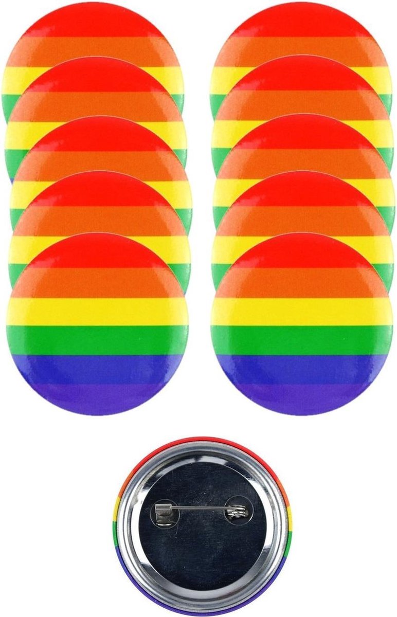 FAMYGFT Pride Pins Rainbow LGBTQ Ally Gay Pride Pin Badge Love is Love Lapel Pin