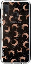 Casetastic Samsung Galaxy A20e (2019) Hoesje - Softcover Hoesje met Design - Shadow Moon Print