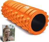 FFEXS Foam Roller - Therapie & Massage voor rug benen kuiten billen dijen - Perfecte zelfmassage voor sport fitness hardlopen - 34cm x 14cm Oranje