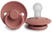 Frigg Classic Siliconen Fopspeen 0-6M | Powder Blush