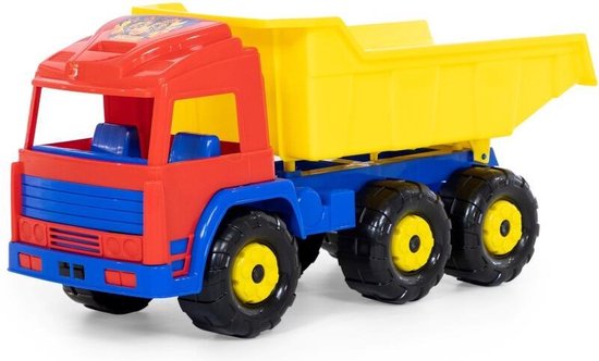 Polesie Kiepwagen Sean Junior 70 X 26 Cm Geel/rood/blauw