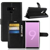 Samsung Note 9 Hoesje Wallet Case Zwart