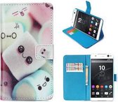 Sony Xperia C5 Ultra Hoesje Wallet Case Snoepjes