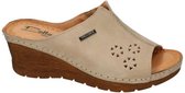 Pollonus Comfort Shoes -Dames -  taupe - slippers & muiltjes - maat 41