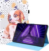 Voor Lenovo Tab M10 HD Gen 2 TB-X306F Dier Patroon Horizontale Flip Lederen Case met Houder & Kaartsleuven & Fotolijst (Kleine Bloem Hond)