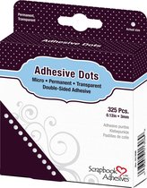 Scrapbook Adhesives Adhesive Dots Micro, 3 mm, 325 stuks
