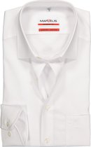 MARVELIS modern fit overhemd - wit - Strijkvrij - Boordmaat: 43